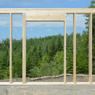 House Frame, from Standardizing Nature: Trees, Wood, Lumber, 2013–14