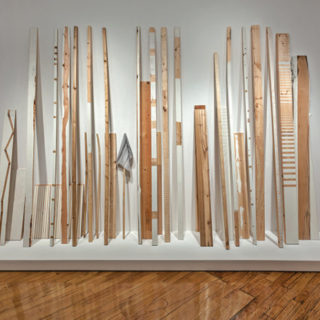 Dressed Lumber (exhibition view), from Standardizing Nature: Trees, Wood, Lumber, 2014