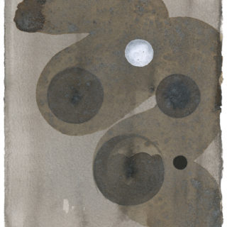 Mary Hambleton, untitled (Ballinglen Series), 2008, ink, gouache and polymer on paper, 7.5x5.5 inches, in A Riveder le Stelle curated by Shani K Parsons, Critical Distance Centre for Curators, 2015.