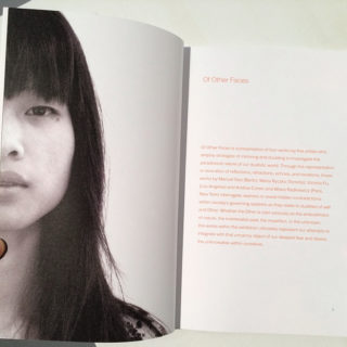 Of Other Faces, exhibition catalogue, (detail), Of Other Faces, curated by Shani K Parsons, TYPOLOGY Projects, 2014.