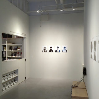 Of Other Faces, curated by Shani K Parsons, installation view with work by Marta Ryczko, Andrea Cohen and Wiska Radkiewicz, TYPOLOGY Projects, 2014.