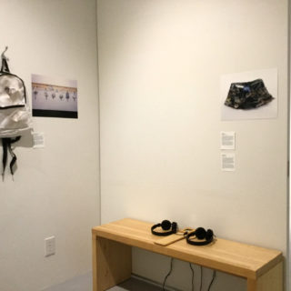 Moving Home, curated by Amelia Merhar, installation view, Critical Distance Centre for Curators, 2017. Installation documentation by Shani K Parsons.