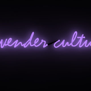 Adrienne Crossman, lavender culture, 2018, 3D rendered image, digital video projection.