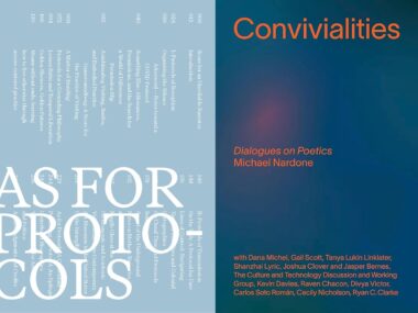 A college of the book cover for As for Protocols and Convivialities.