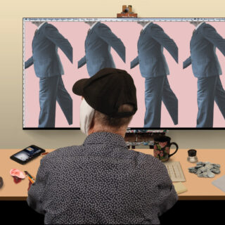 Karl Beveridge,Van Gogh’s Ear, digital photograph, 2025