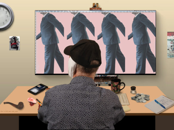 Karl Beveridge,Van Gogh’s Ear, digital photograph, 2025